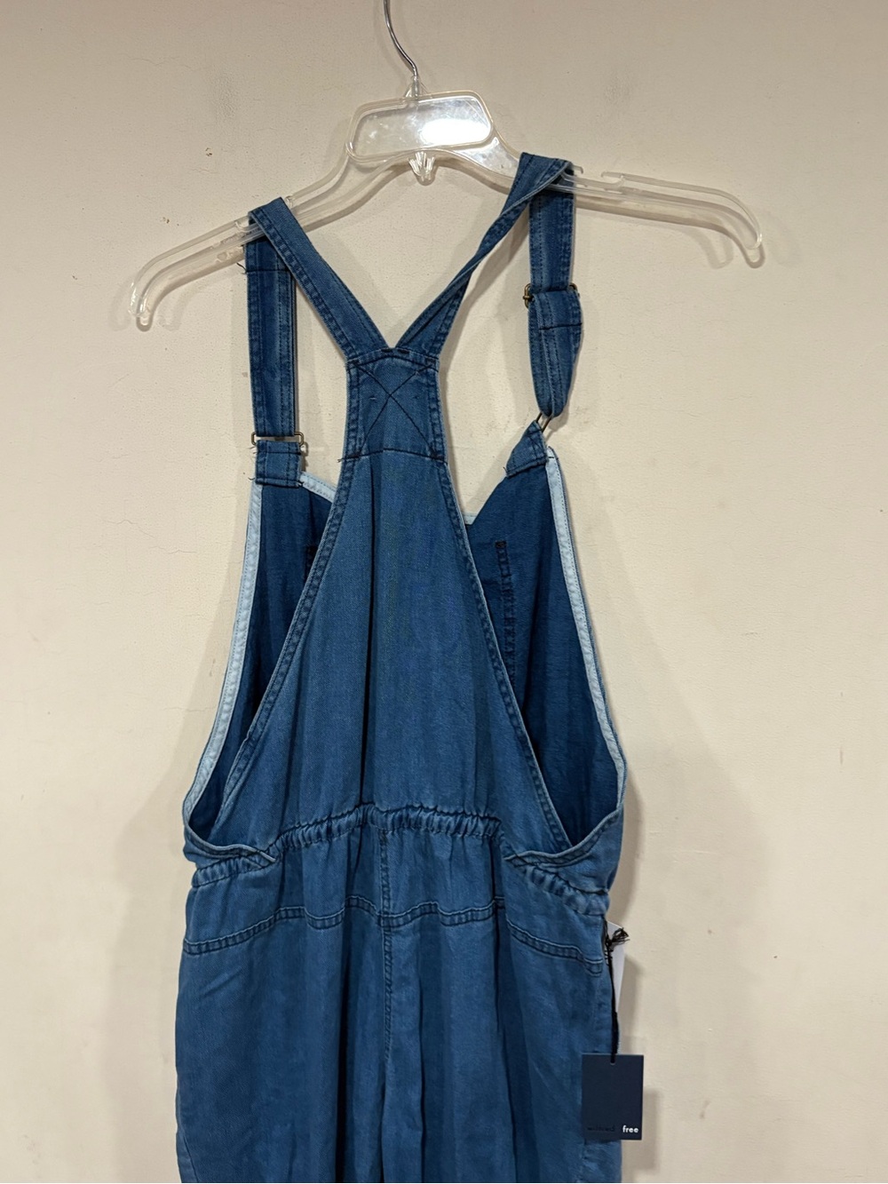 NWT Wilfred Free Valetta Overalls Romper Jumpsuit indigo size medium - Picture 6 of 9